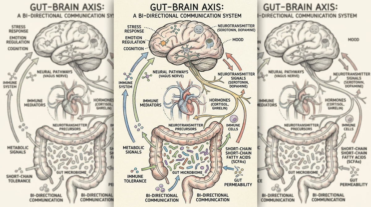 The Gut-Brain Axis: How Prebiotic Fibre May Shape Mood and Stress