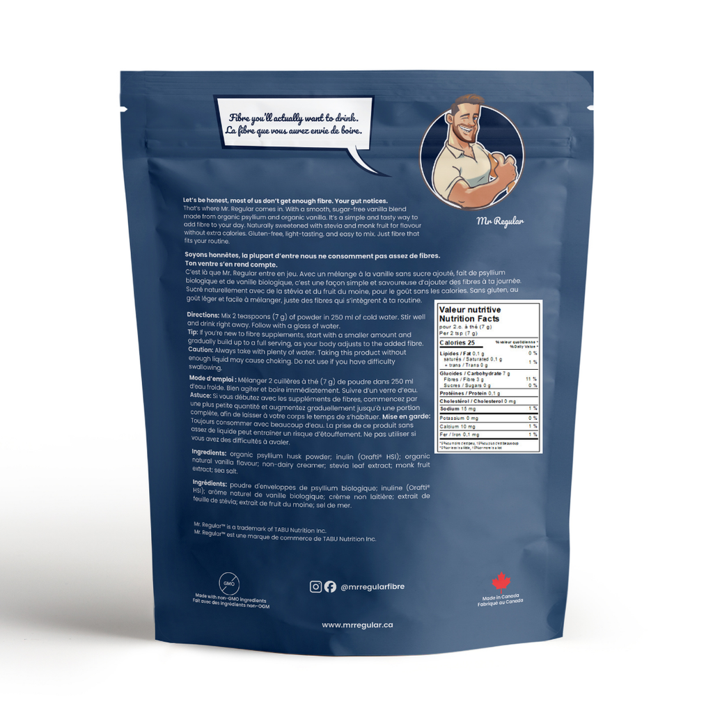 Mr Regular Mr. Regular Original Fibre Supplement | Organic Psyllium & Inulin ...