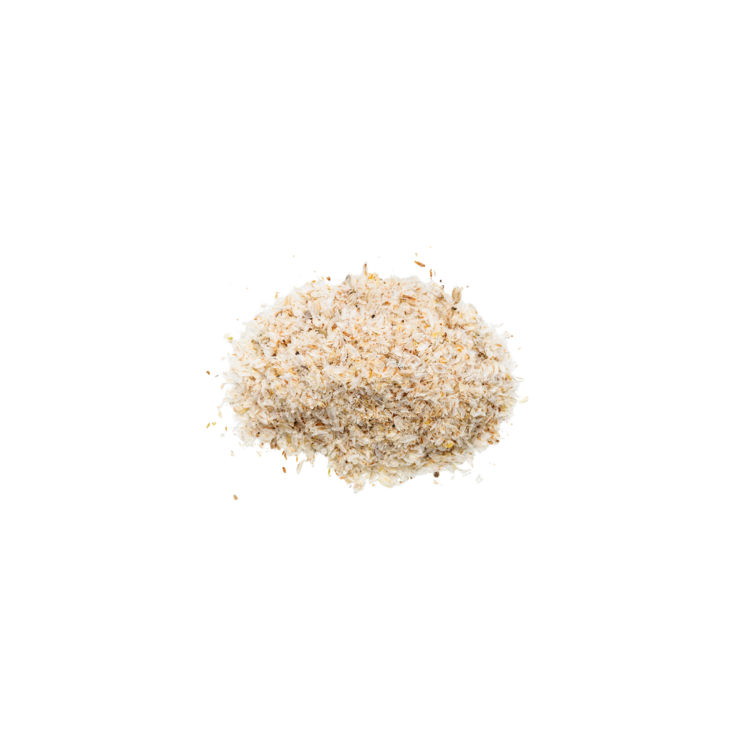 Organic psyllium husk, a soluble gel-forming fibre